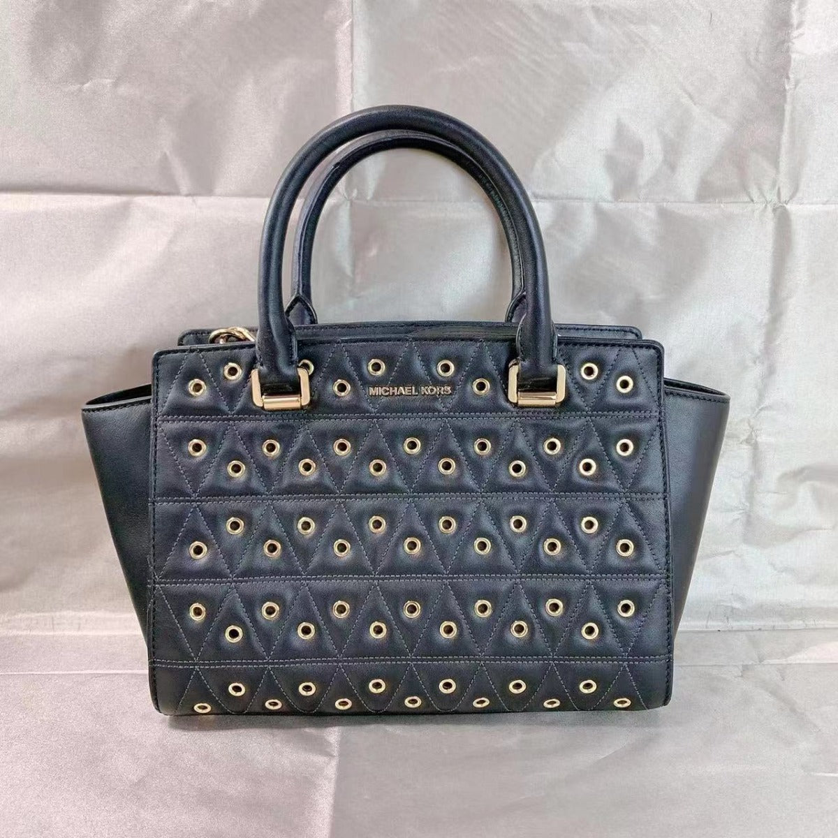 Michael Kors 30F7GLMS60 Satchel Bags In Black Michael Kors 30F7GLMS60 Satchel Bags In Black